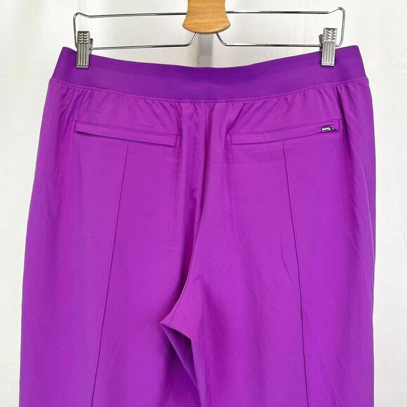 ATHLETA Vienna Slim Pants High Rise 882642 Stretch Purple Size 12 Petite 12P - Picture 6 of 10